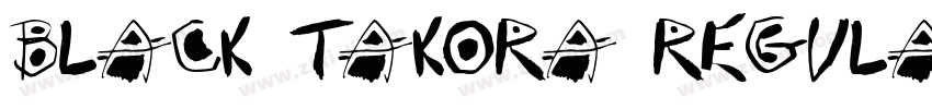 Black Takora Regula字体转换